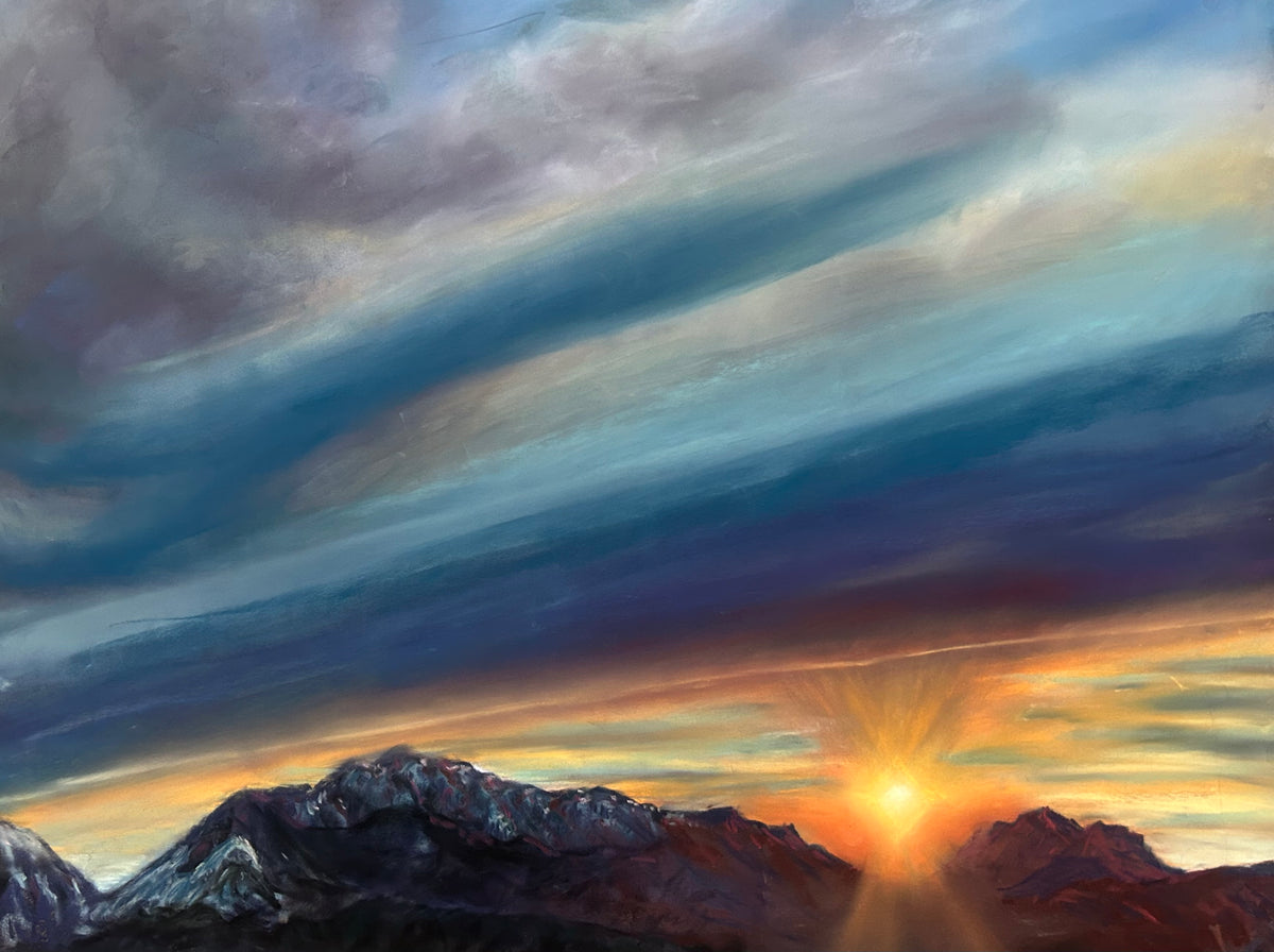Sunset over Mt. Princeton