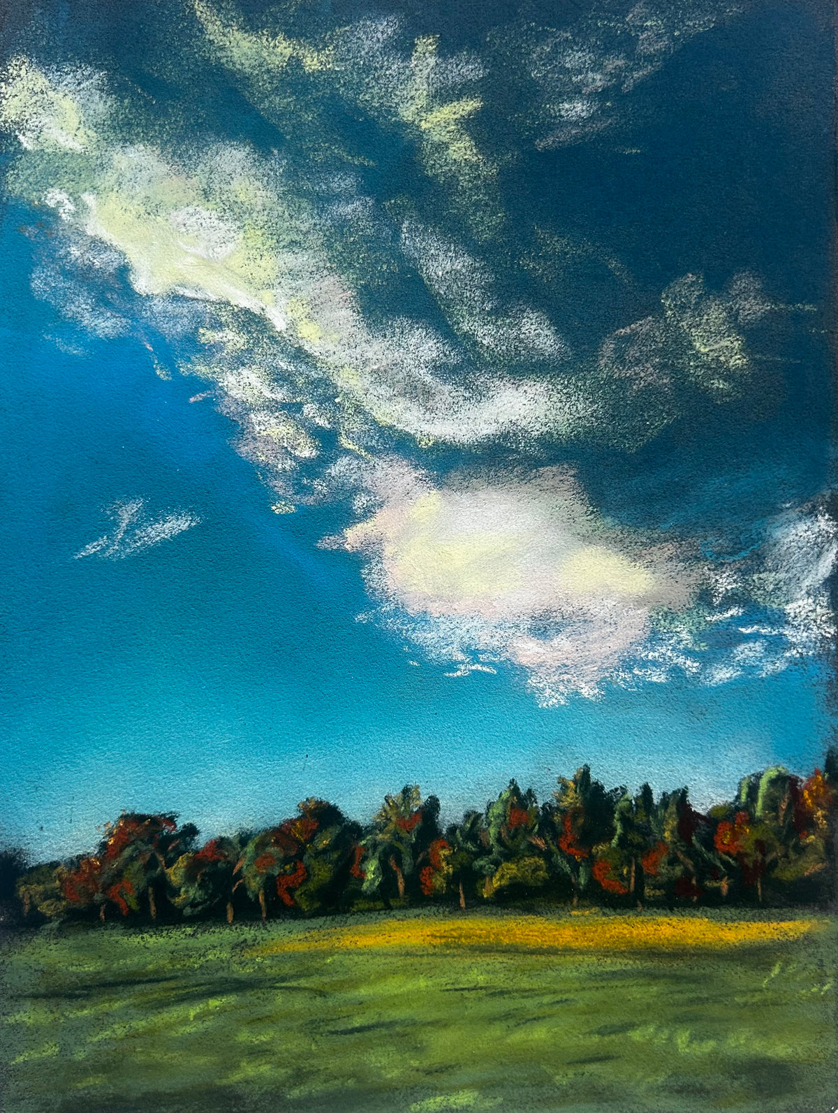Clouds roll in